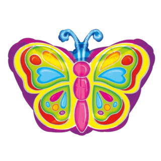 ANAGRAM 18" MARIPOSA FONDO VIOLETA