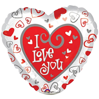 ANAGRAM 9" I love you blanco