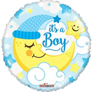 ANAGRAM 18" Baby shower luna "its a boy"