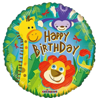 ANAGRAM 18" Happy Birthday jungla