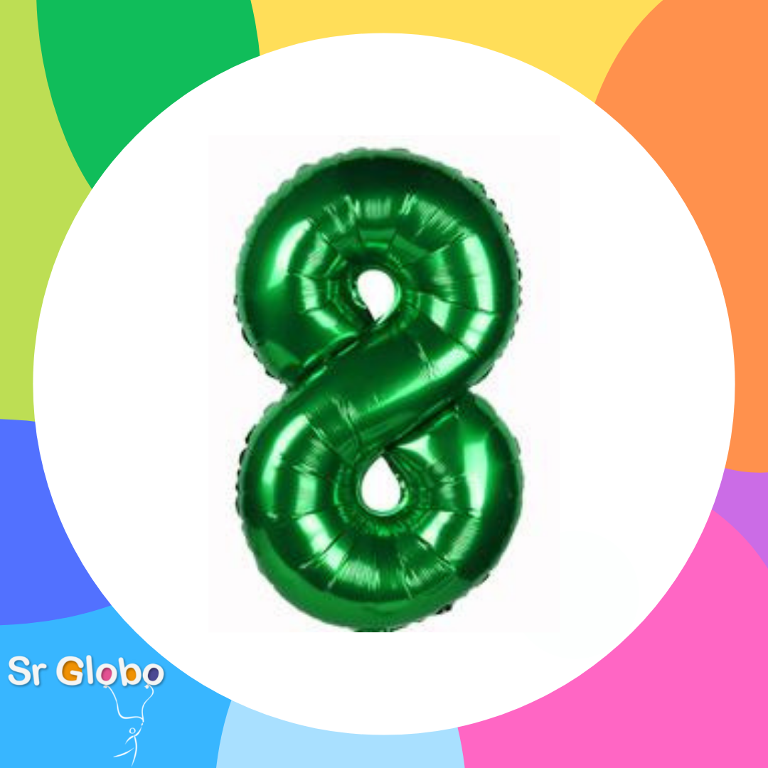 Numero 8 32" verde