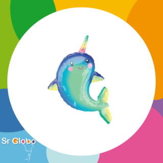 Ballena unicornio 14" #24