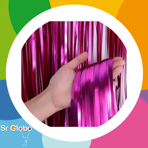 Cortina satin fucsia