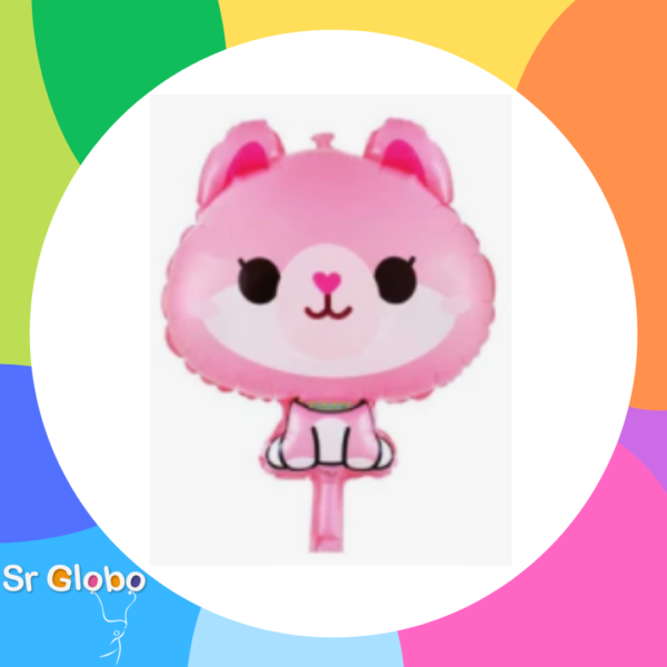 Gato 14" rosa