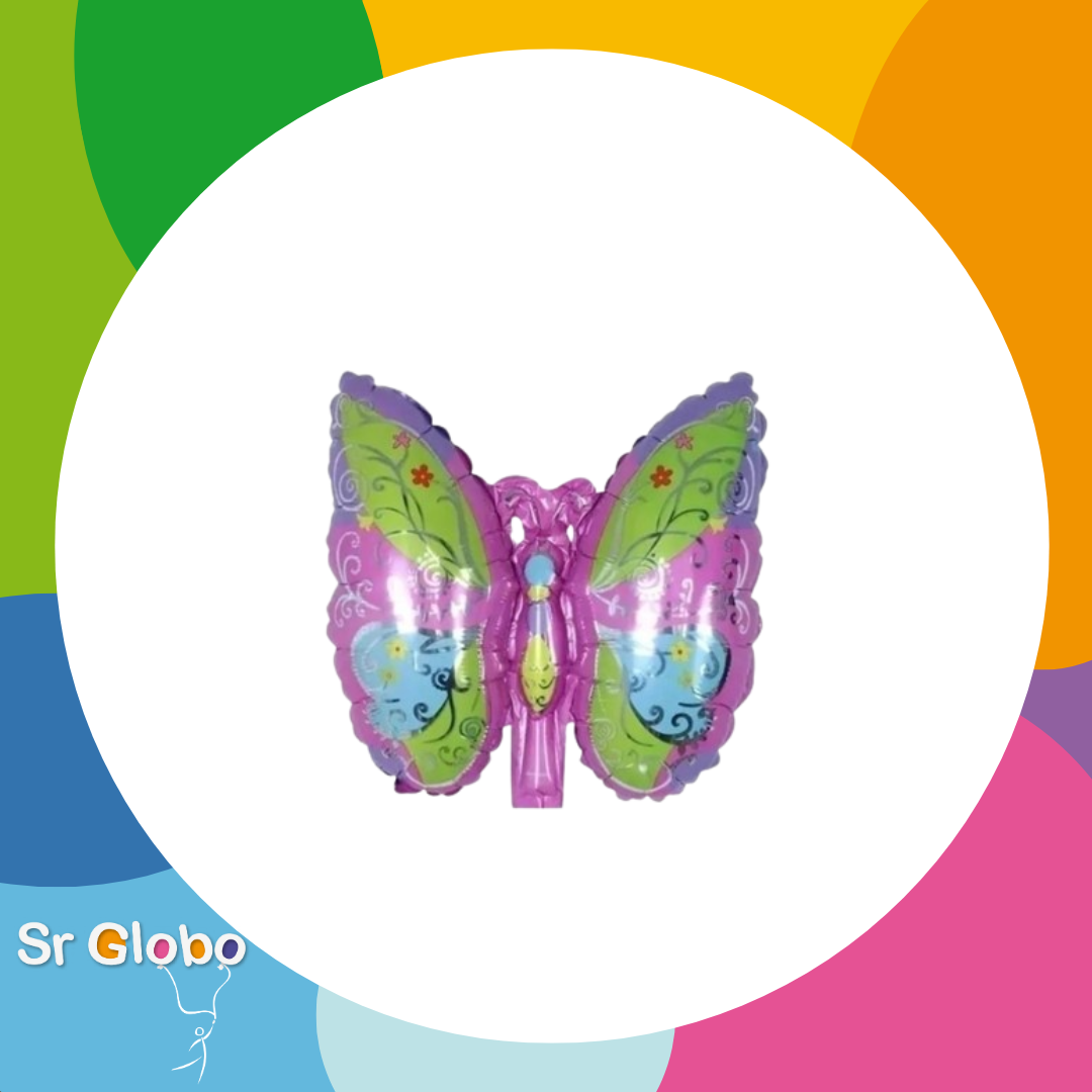 Mariposa 14" rosa