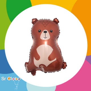 18" oso marron sentado