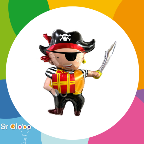 24" pirata con regalo