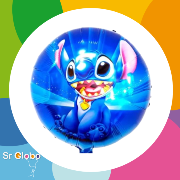 18" stich fondo azul