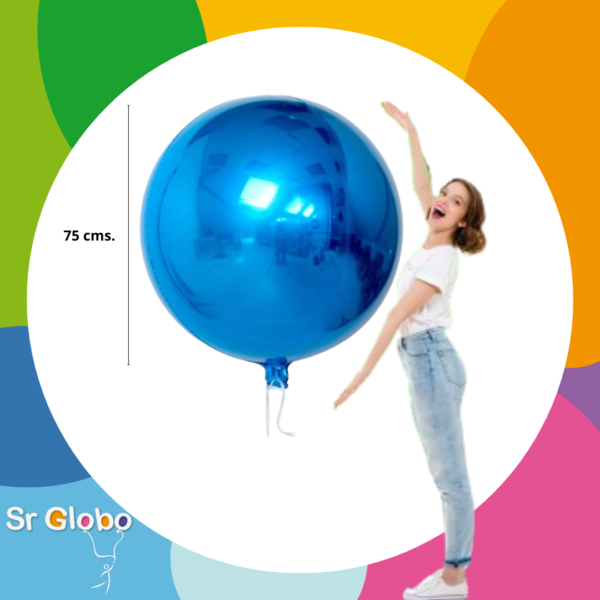 Esfera orbz gigante 75 cms. azul