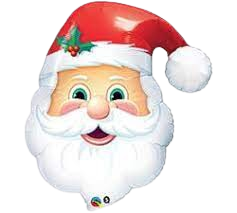 32" QUALATEX Papa Noel Cabeza