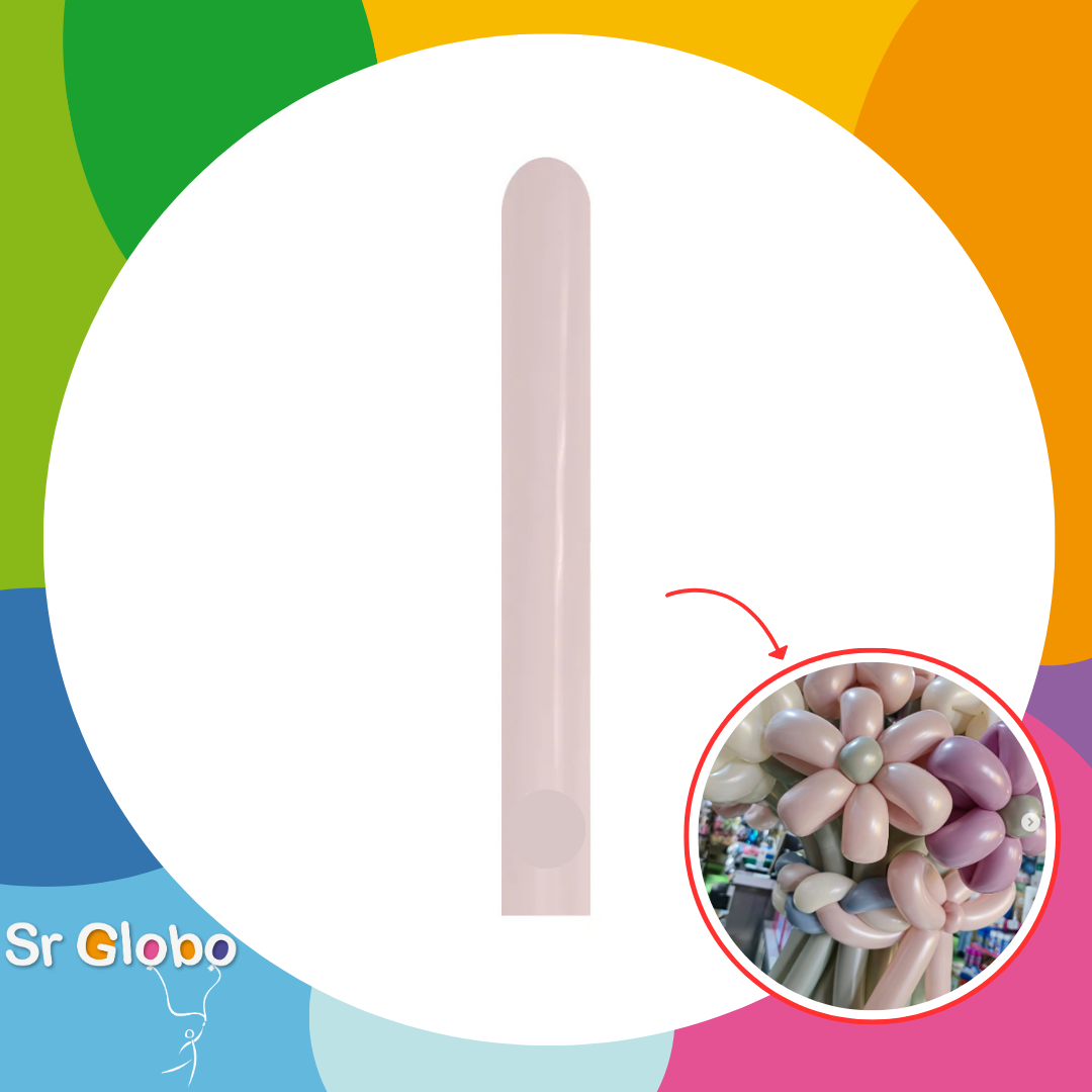 GLOBO TIP 260 rosa dusk (50 unidades)