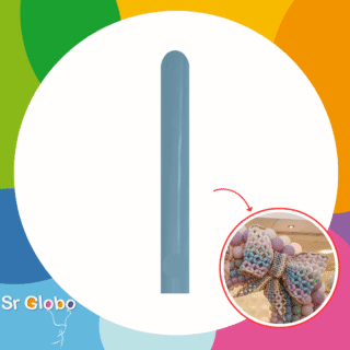 GLOBO TIP 260 azul dusk (50 unidades)