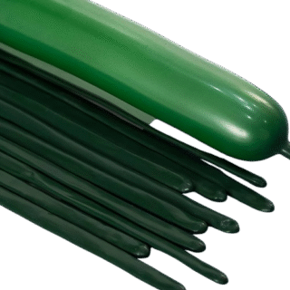 GLOBO TIP 260 verde navidad (50 unidades)