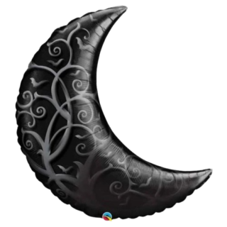 QUALATEX 36" Luna negra Halloween