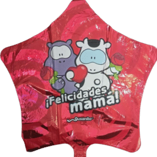 ANAGRAM Gusanito 18" felicidades mamá