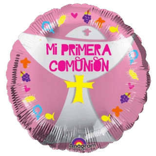 ANAGRAM 18" COMUNIÓN CÁLIZ FUCSIA