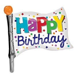 ANAGRAM Bandera 14" Happy B-day
