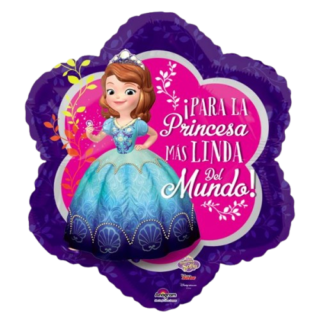 ANAGRAM 18" PRINCESA SOFÍA PARA LA PRINCESA MAS LINDA DEL MUNDO