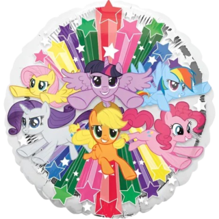 ANAGRAM 18" MY LITTLE PONY plata