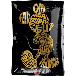 ANAGRAM 18" Mickey cuerpo con frases