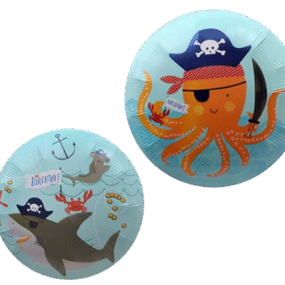 18" ANAGRAM  pulpo y tiburon piratas