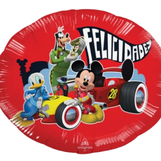 ANAGRAM 18" Mickey de carrera "felicidades"