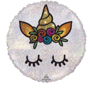 ANAGRAM 18" Unicornio plata holografico