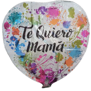 ANAGRAM 18"  Te quiero mama Corazon pintura