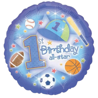 ANAGRAM 18" 1st birthday all-star