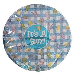 ANAGRAM 18" Baby shower cuadros celestes "its a boy"