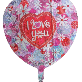 ANAGRAM 18" i LOVE YOU Holografico