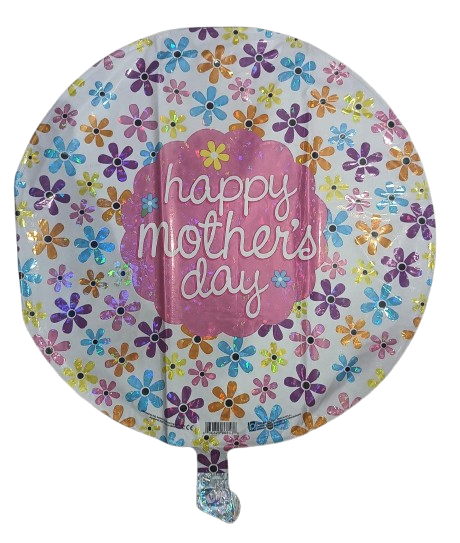 ANAGRAM 18" Happy Mother's day con florcitas