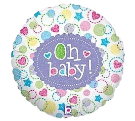 ANAGRAM 18" Baby shower "oh baby"
