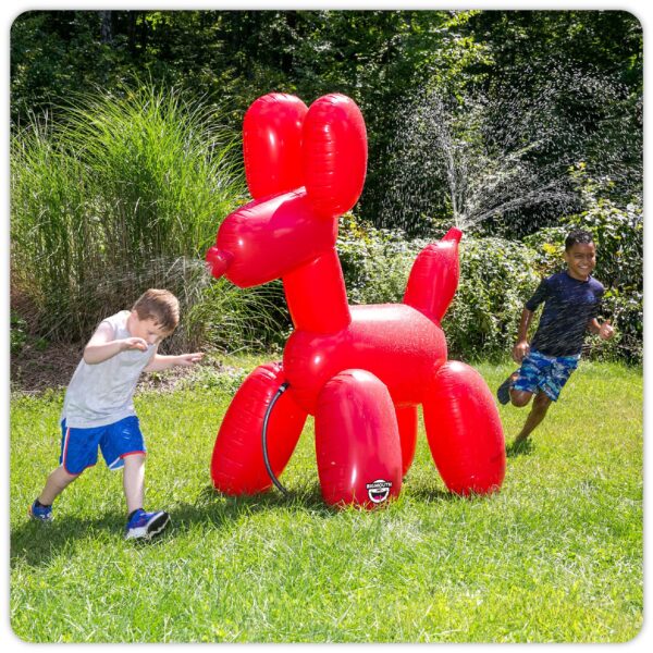 Balloon Dog gigante rojo perrito (1.85 m de alto)