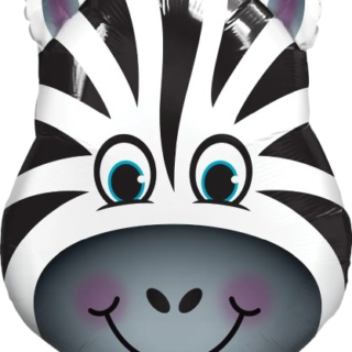 ANAGRAM 24" Cebra Cabeza