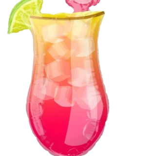 32" ANAGRAM trago largo tropical flamenco