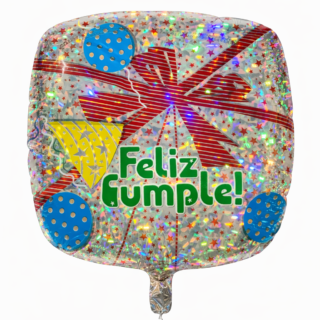 ANAGRAM Feliz Cumpleaños 9" holografico