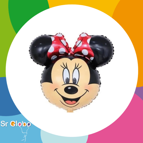 Minnie 14" cara moño rojo