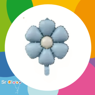 Flor 18" mate/satin celeste pastel