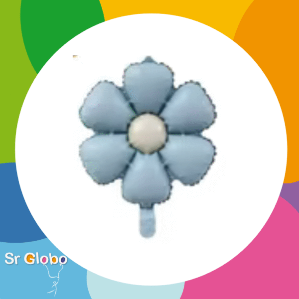 Flor 18" mate/satin celeste pastel