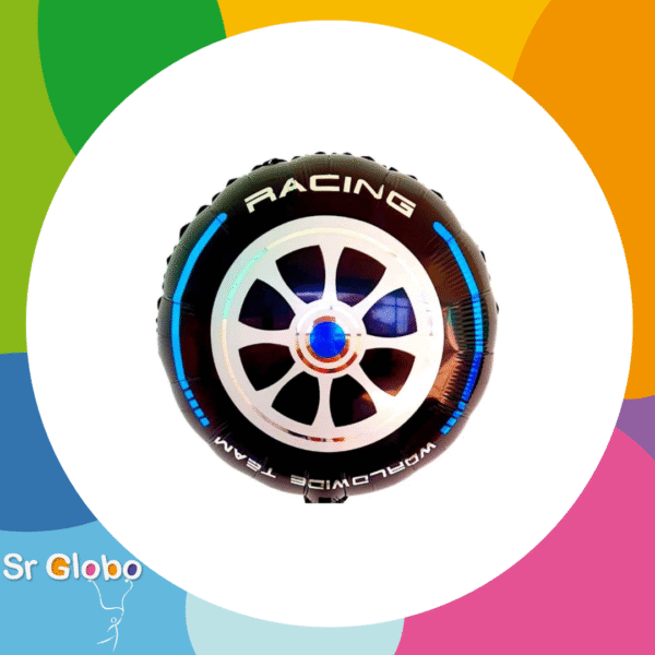 Rueda 18" racing azul