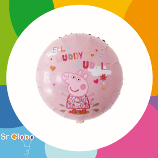 18" peppa pig rosa "hello"
