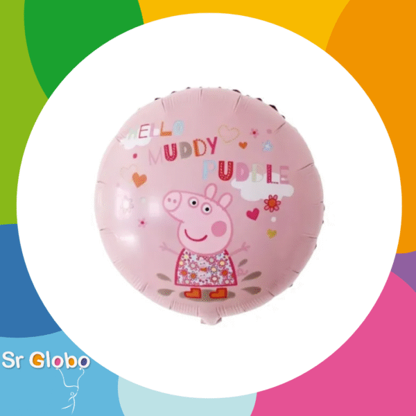 18" peppa pig rosa "hello"