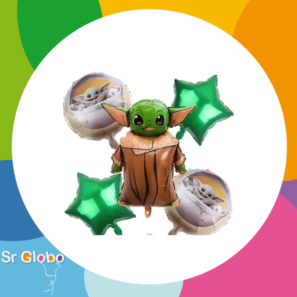 SET Star Wars Yoda (5 unidades)