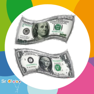 Billete Dolar doble cara 20"