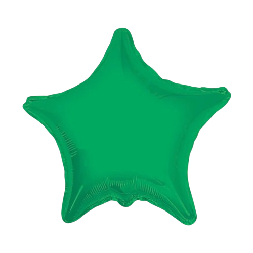 Estrella Satin 18" verde hoja 🔥25% OFF🔥 (5 unidades)