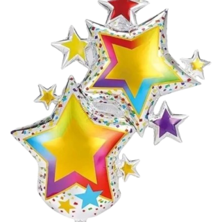 Estrellas Multicolor 24"