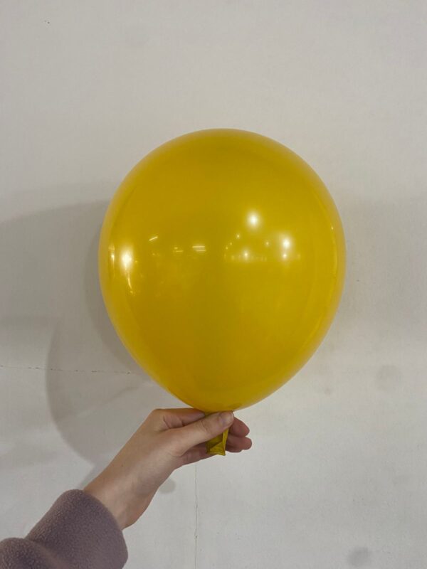 GLOBO TIP 12" Mostaza (100 unidades)