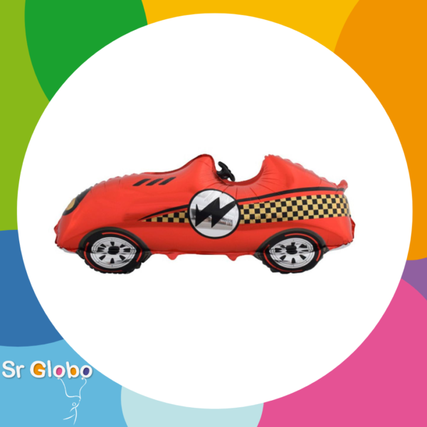 Auto rayo 24" rojo vintage pastel