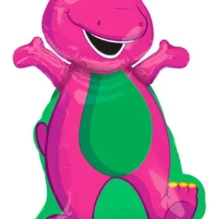 ANAGRAM 14" Barney fondo verde